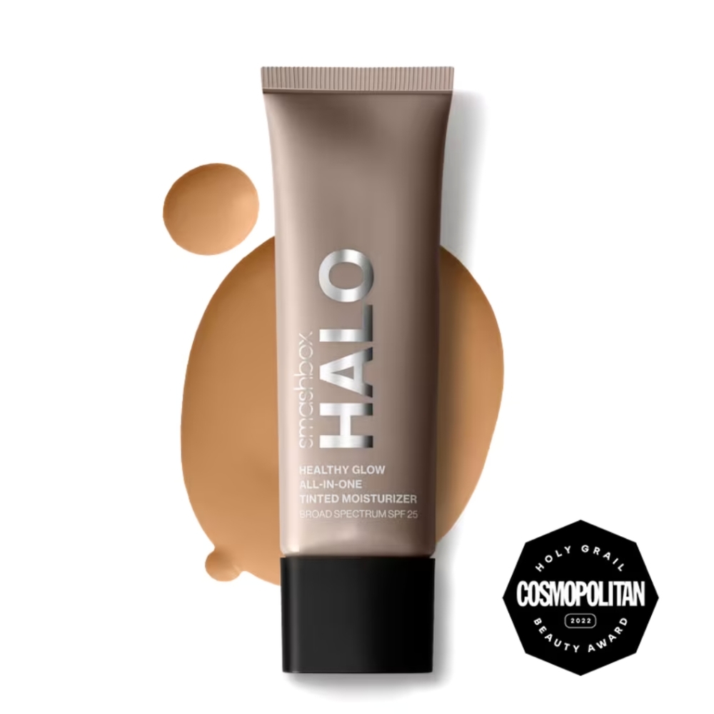 SMASHBOX- HALO HEALTHY GLOW ALL-IN-ONE MOISTURIZER SPF 25- Medium Tan - Picture 6 of 6